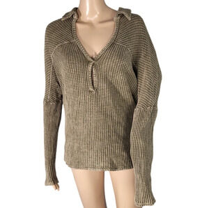 Emory Park Pullover Long Sleeve Knit Sweater V-Neck Womens
